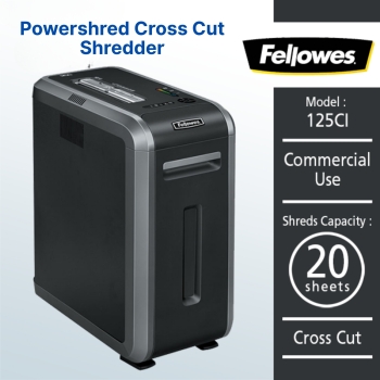 Fellowes Powershred 125Ci Cross Cut Shredder