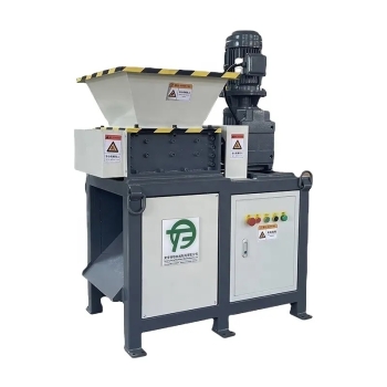 DMInteract DMFTS-300 3Kw Mini Double Shaft Plastic / Wood / Rubber / Paper / Metal Garbage Scrap Recycling Shredder