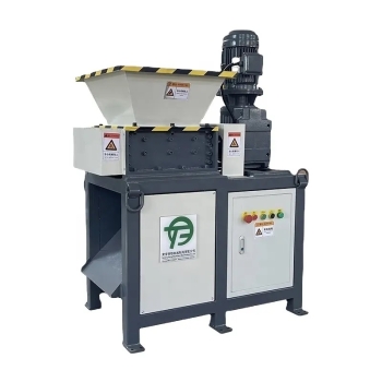 DMInteract DMFTS-500 7.5Kw Mini Double Shaft Plastic / Wood / Rubber / Paper / Metal Garbage Scrap Recycling Shredder