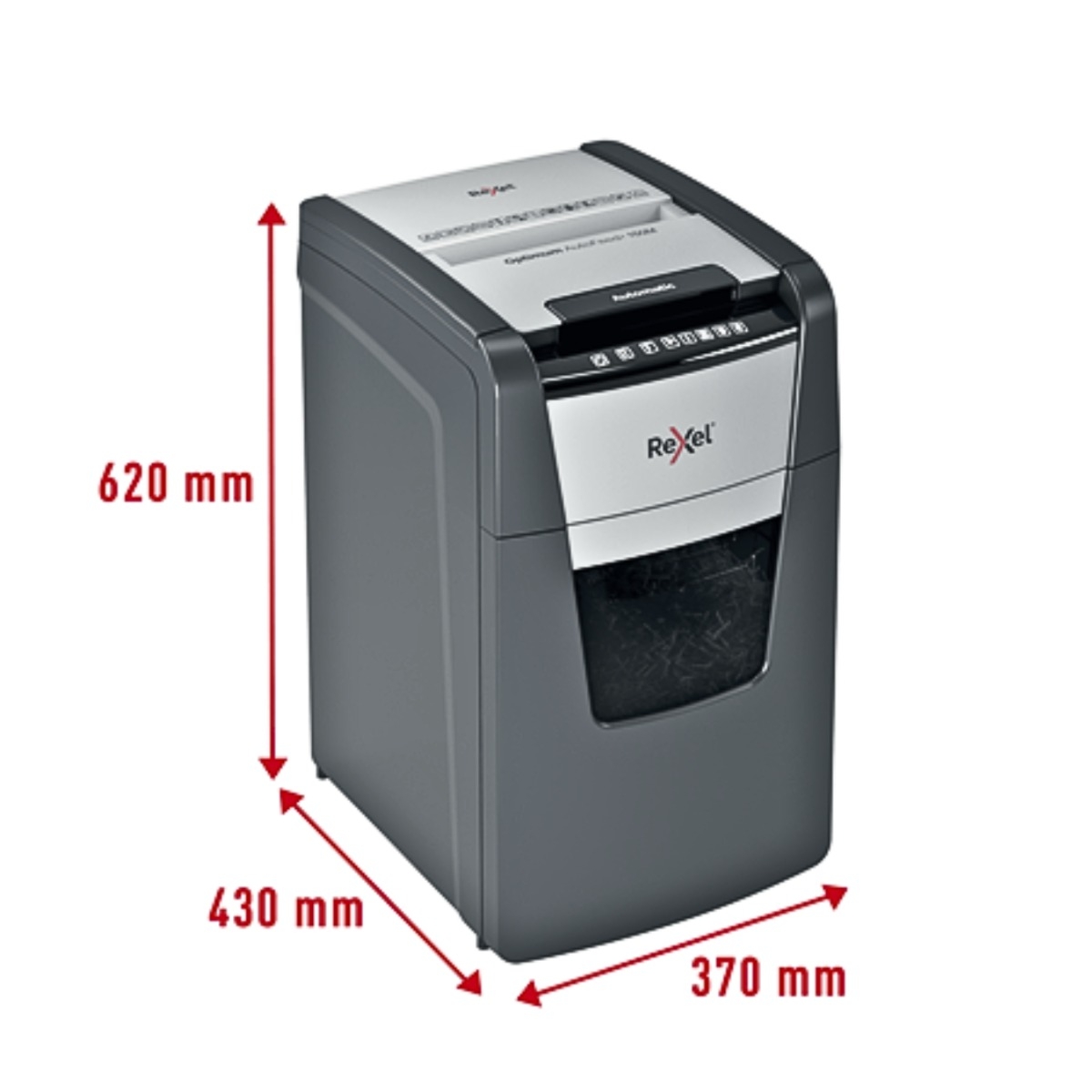 Rexel Optimum AutoFeed+ 150M Automatic Micro Cut Paper Shredder